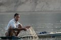 Fishing on river