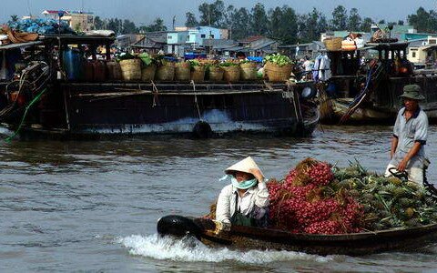 Private douce cruise Mekong-cantho-floating-market