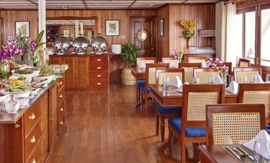 RV River Saigon Cruise Uniworld Restaurant