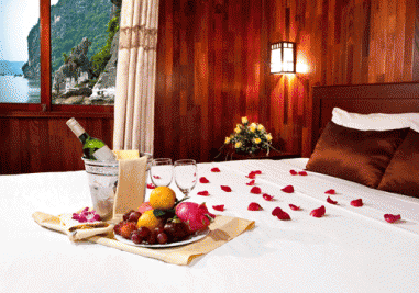halon bay Huong Hai Deluxe Cabin